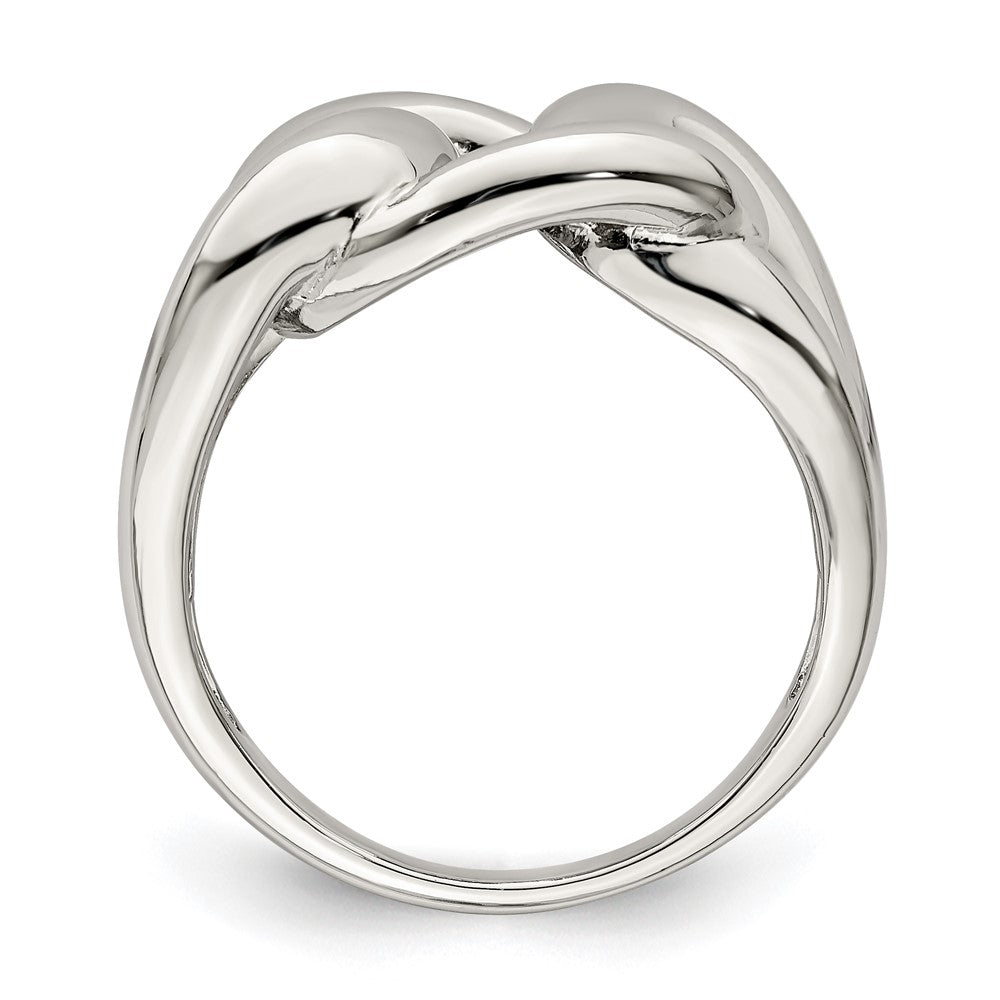 Sterling Silver Linked Knot Ring (Size 6 Only)