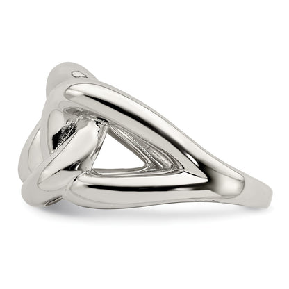 Sterling Silver Linked Knot Ring (Size 6 Only)