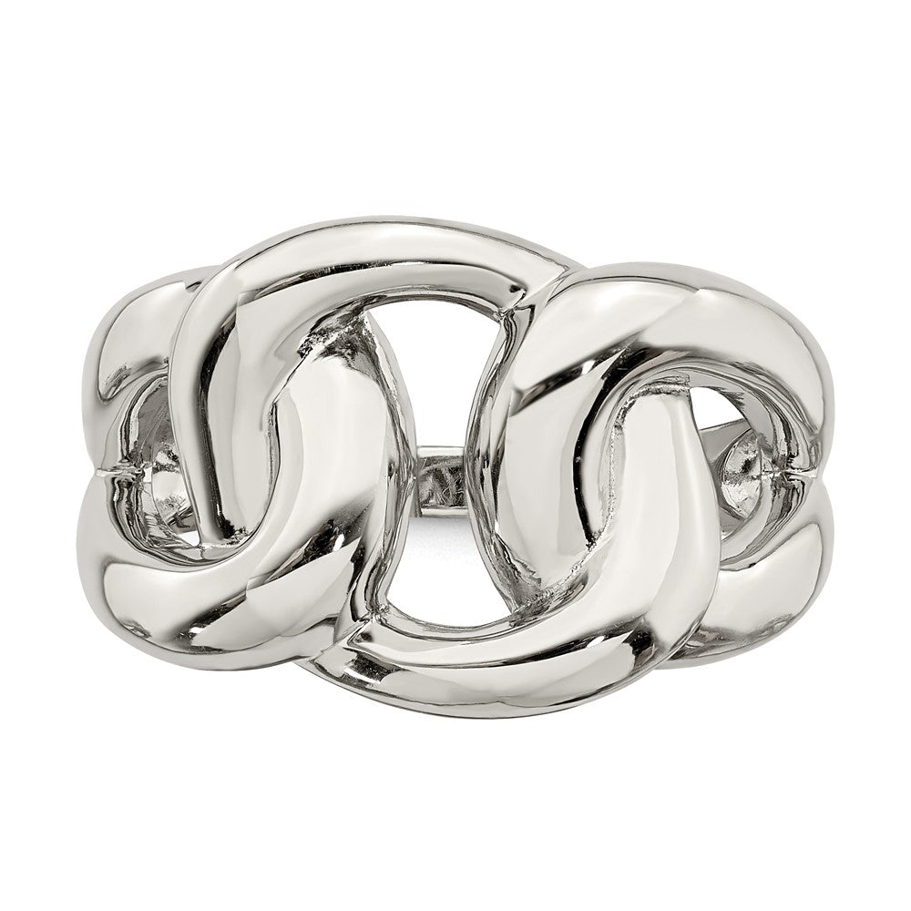 Sterling Silver Linked Knot Ring (Size 6 Only)