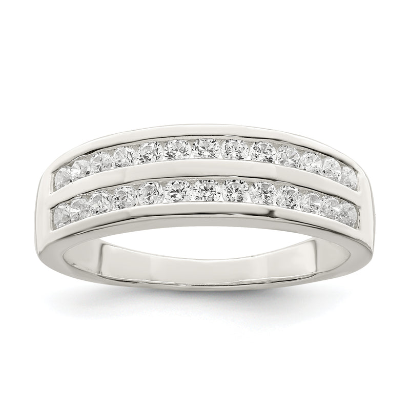 Sterling Silver Cz Ring