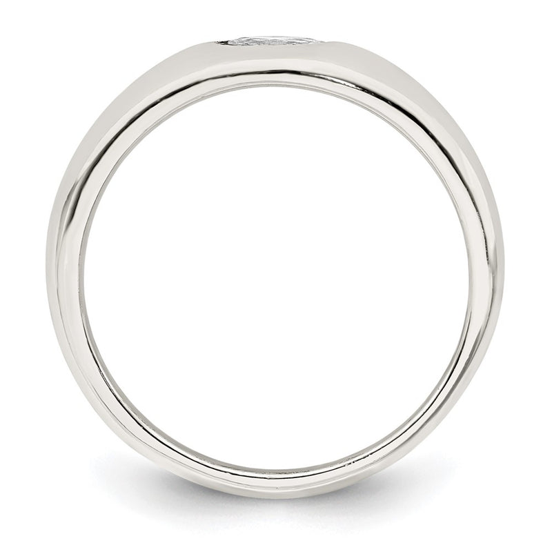 Sterling Silver Marquise Cz Ring