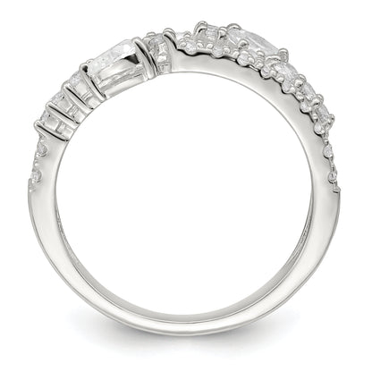 Sterling Silver Cz Ring