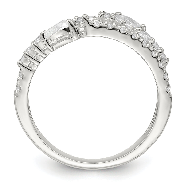 Sterling Silver Cz Ring