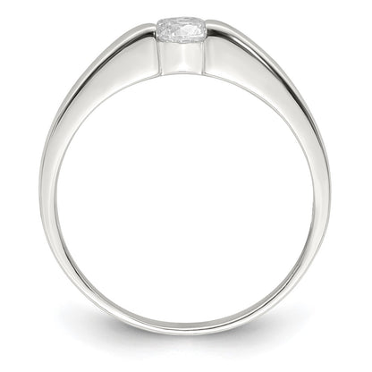 Sterling Silver Cz Ring (Size 6 Only)