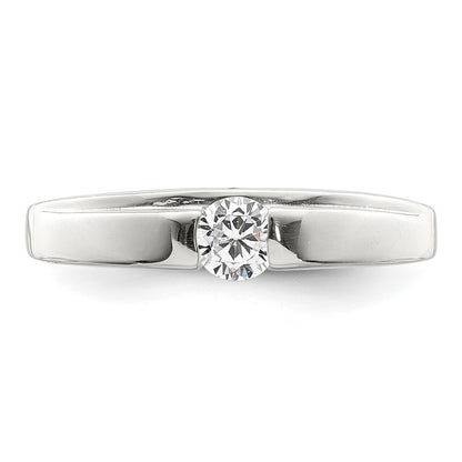 Sterling Silver Cz Ring (Size 6 Only)