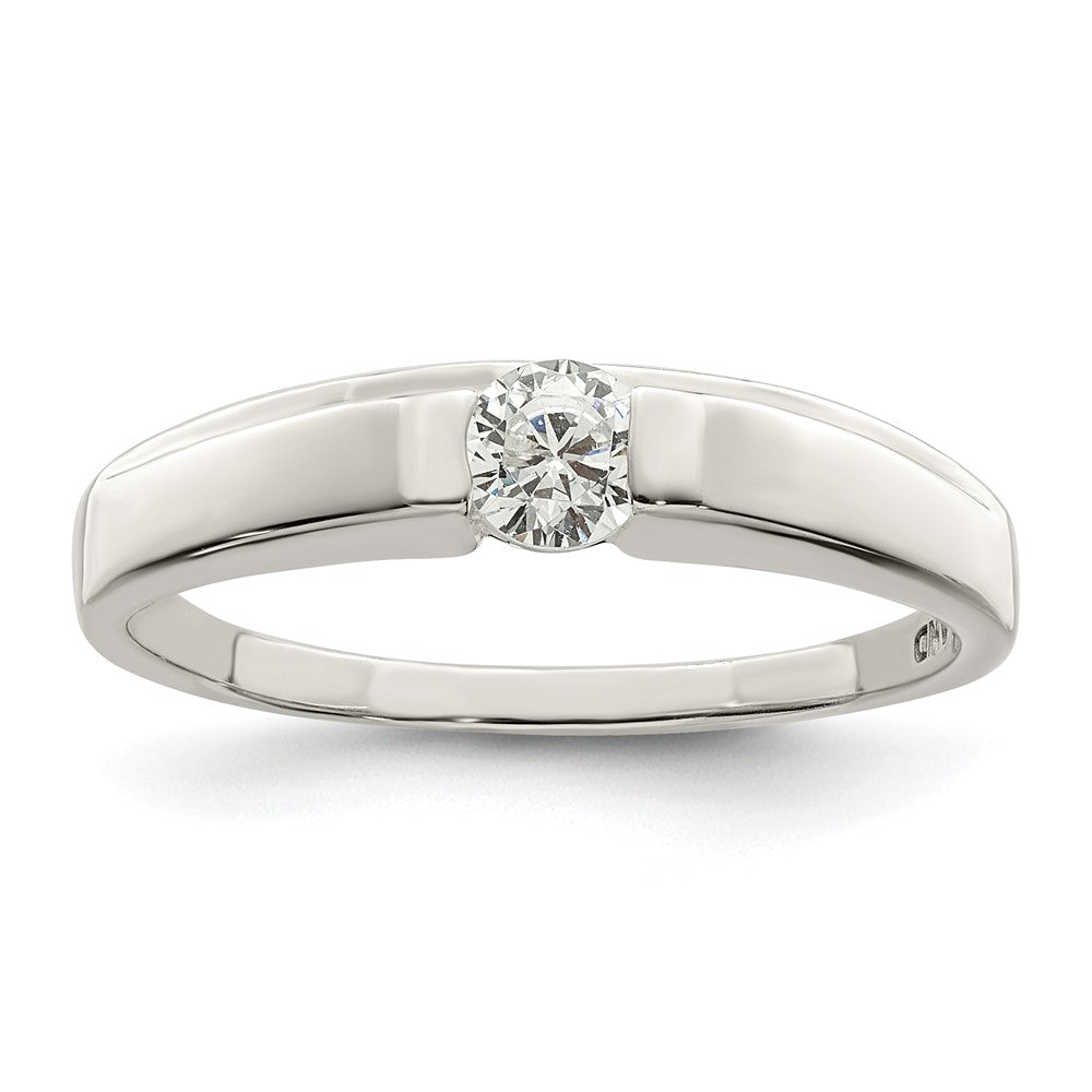 Sterling Silver Cz Ring (Size 6 Only)