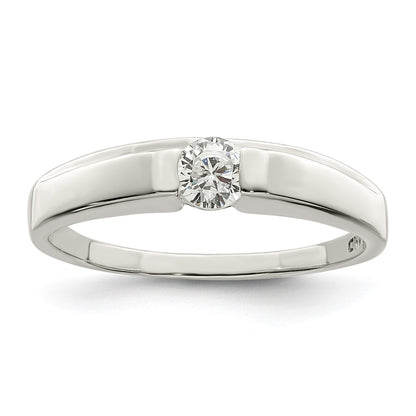 Sterling Silver Cz Ring (Size 6 Only)