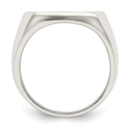 Sterling Silver Rhodium Plated Enameled Cross Ring