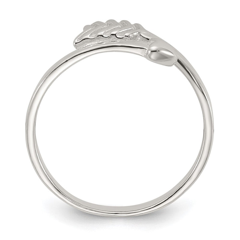 Sterling Silver Polished Arrow/chain Link/plain Set of 3 Toe Rings