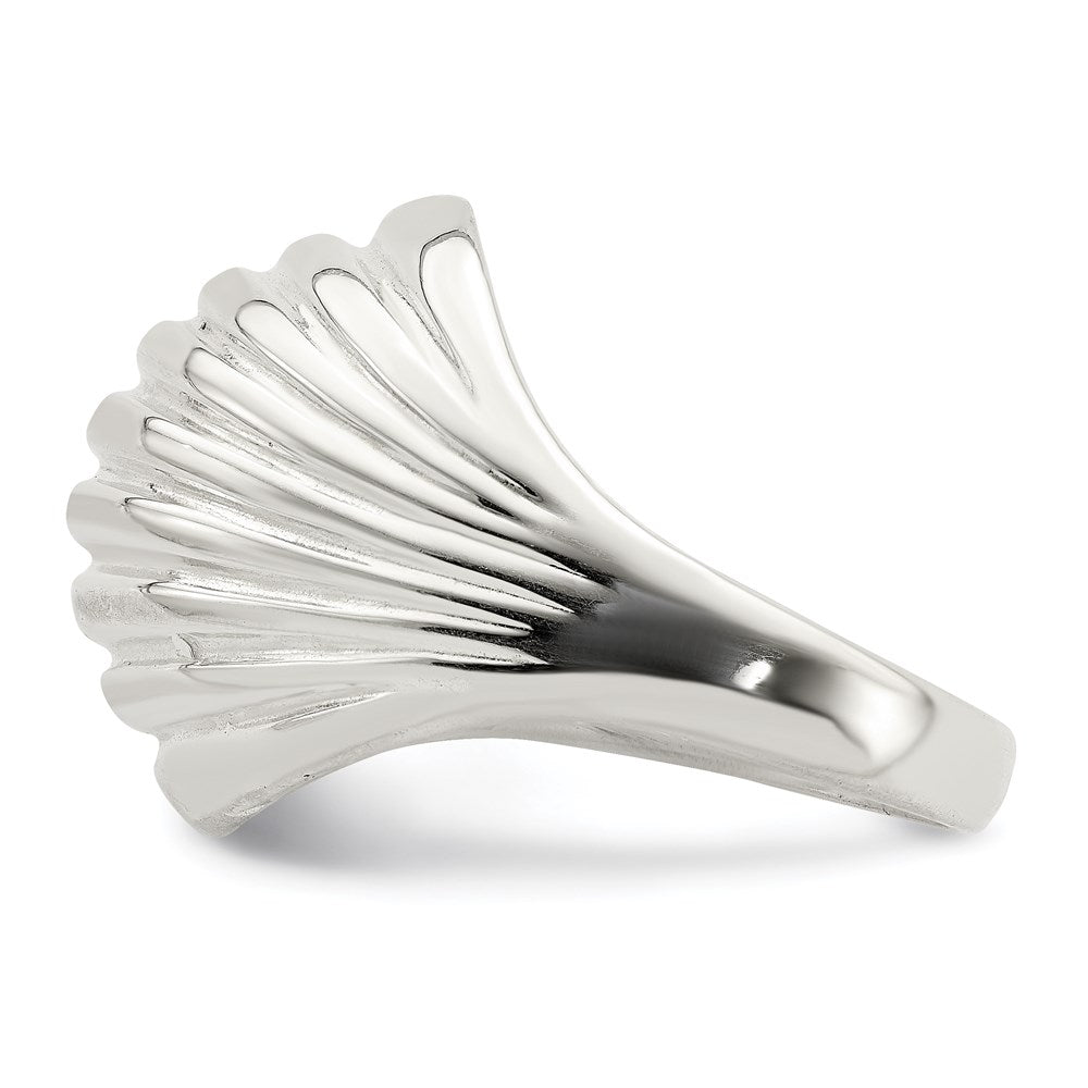 Sterling Silver Solid Domed Ring (Size 6 Only)
