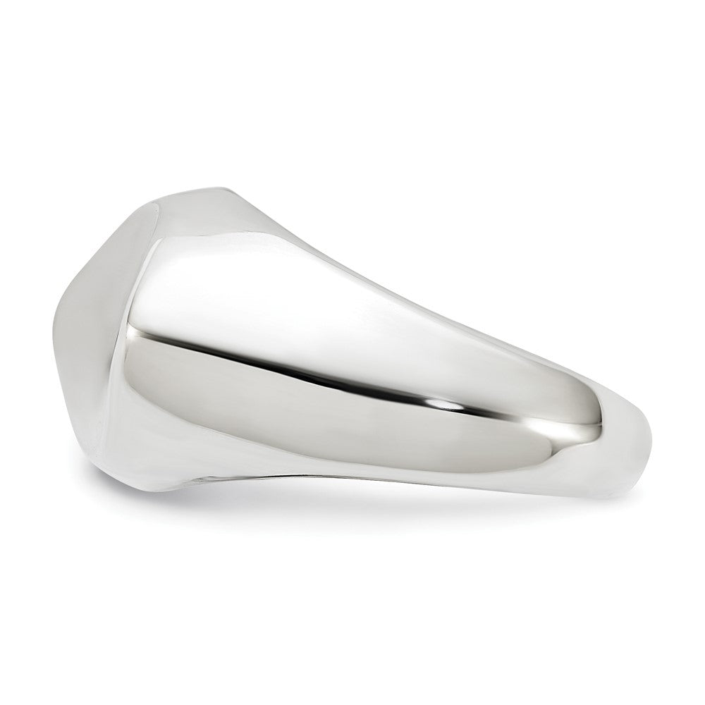 Sterling Silver Solid Fancy Ring (Size 6 Only)
