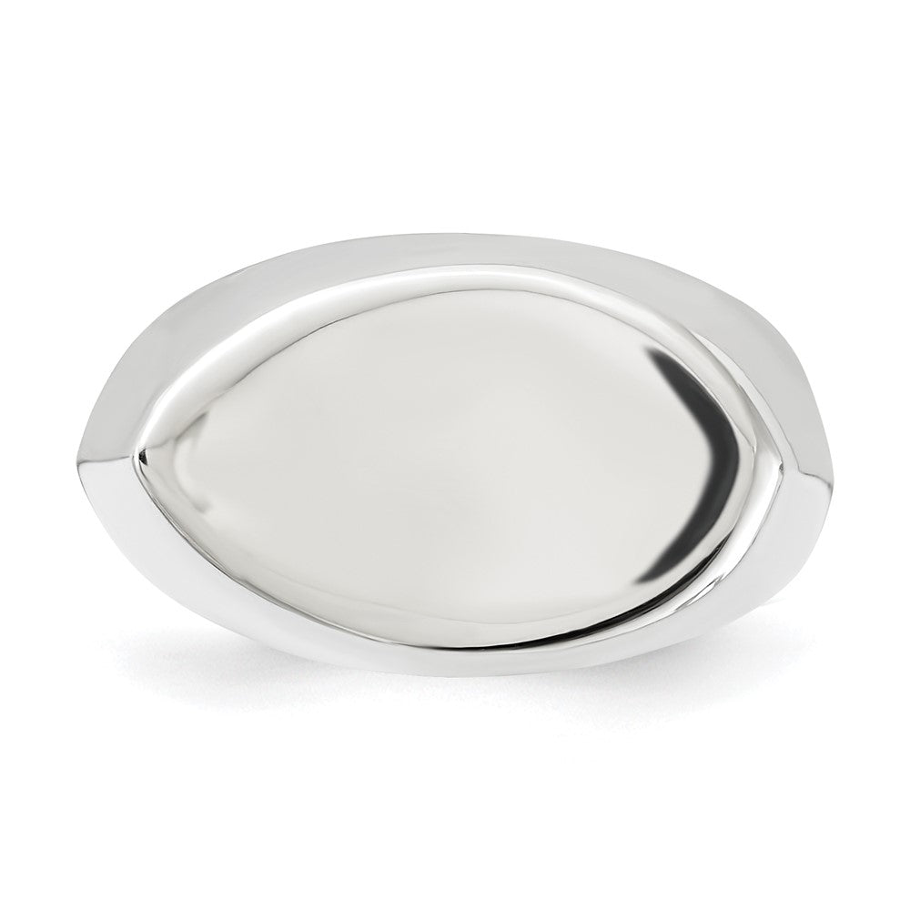 Sterling Silver Solid Fancy Ring (Size 6 Only)
