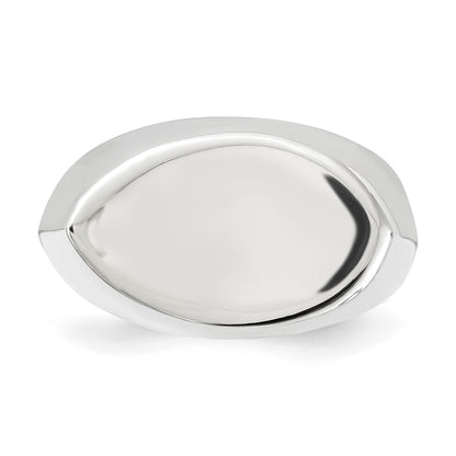 Sterling Silver Solid Fancy Ring (Size 6 Only)