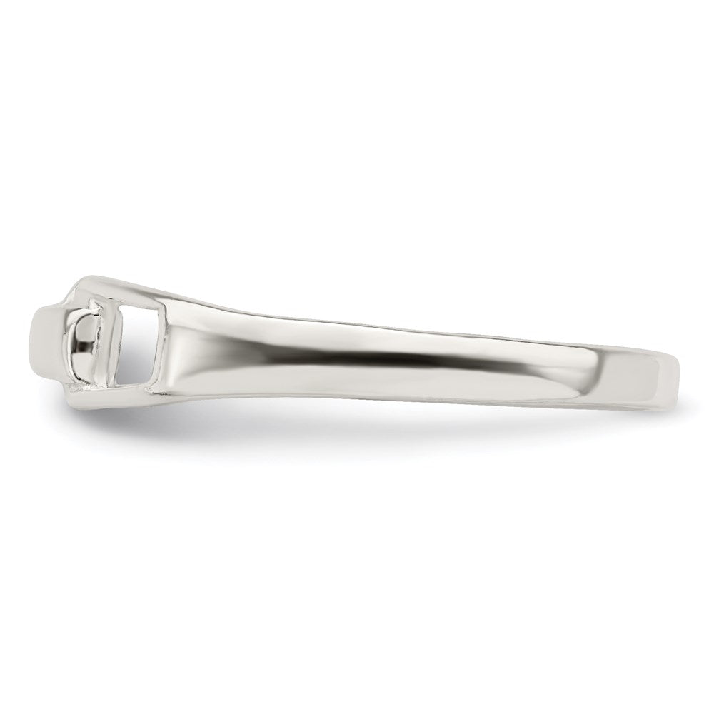 Sterling Silver Solid Ring (Size 7 Only)