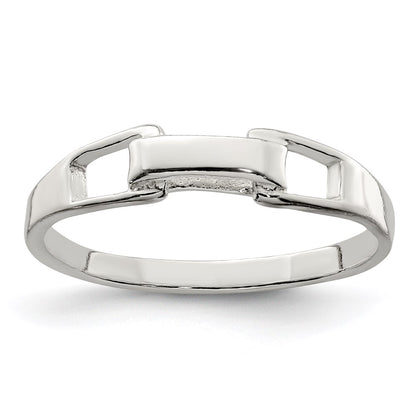 Sterling Silver Solid Ring (Size 7 Only)