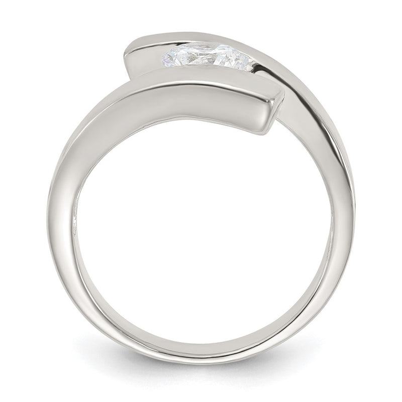 Sterling Silver Cz Ring