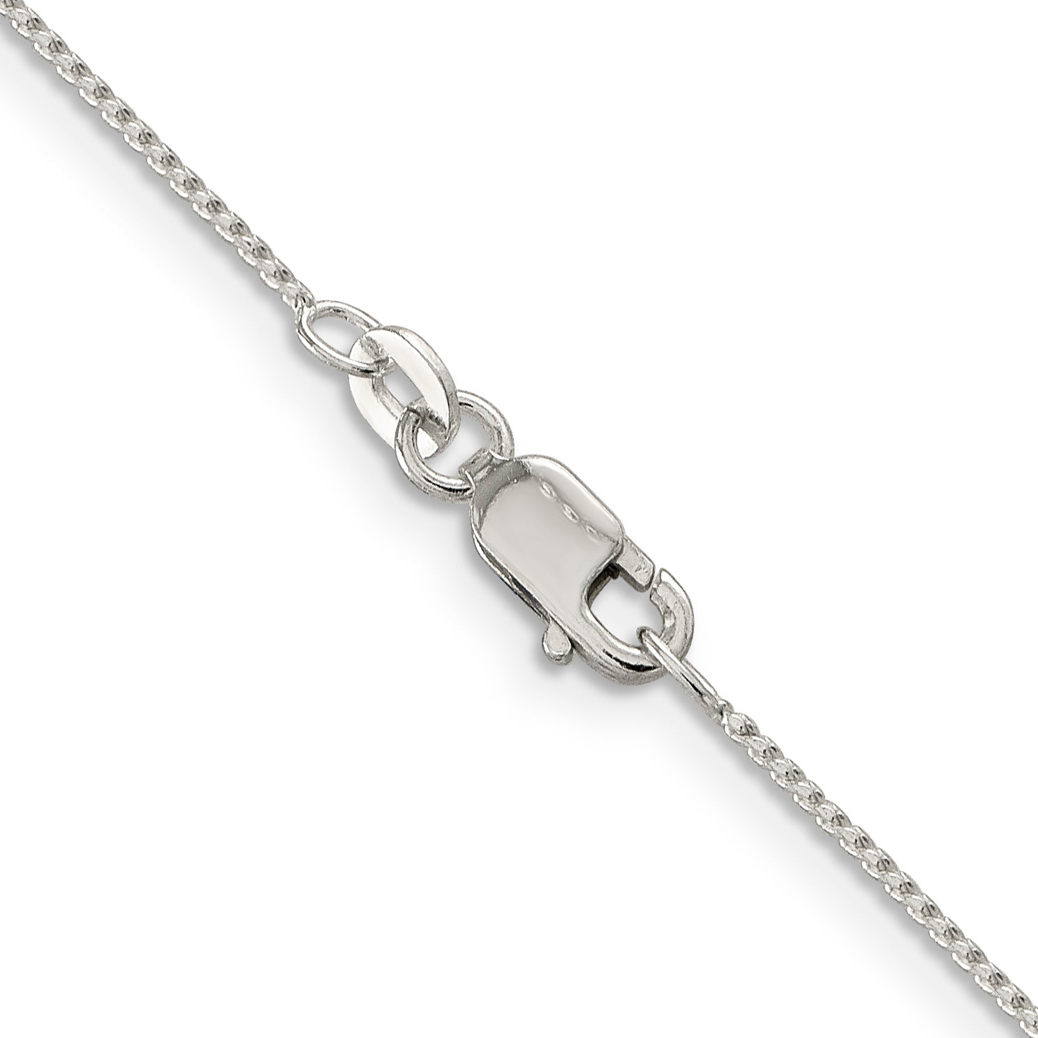 16 Inch Sterling Silver .95mm Round Franco Chain