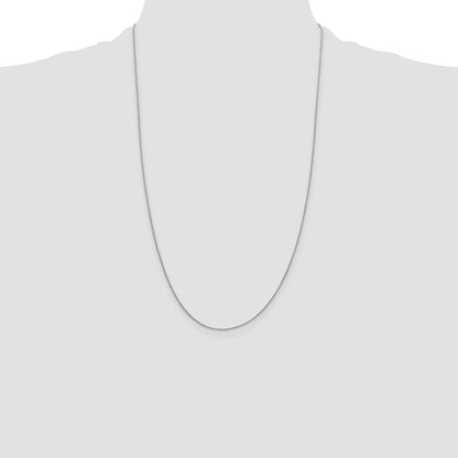 26 Inch Sterling Silver .95mm Round Franco Chain Necklace