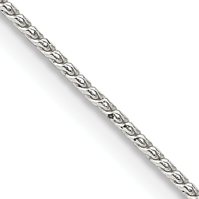 16 Inch Sterling Silver .95mm Round Franco Chain