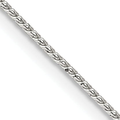 16 Inch Sterling Silver .95mm Round Franco Chain