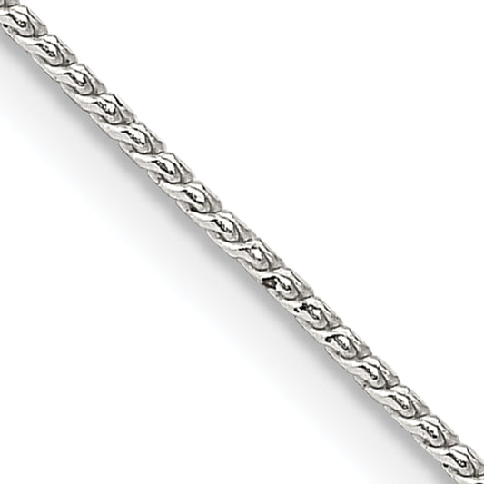 30 Inch Sterling Silver .95mm Round Franco Chain