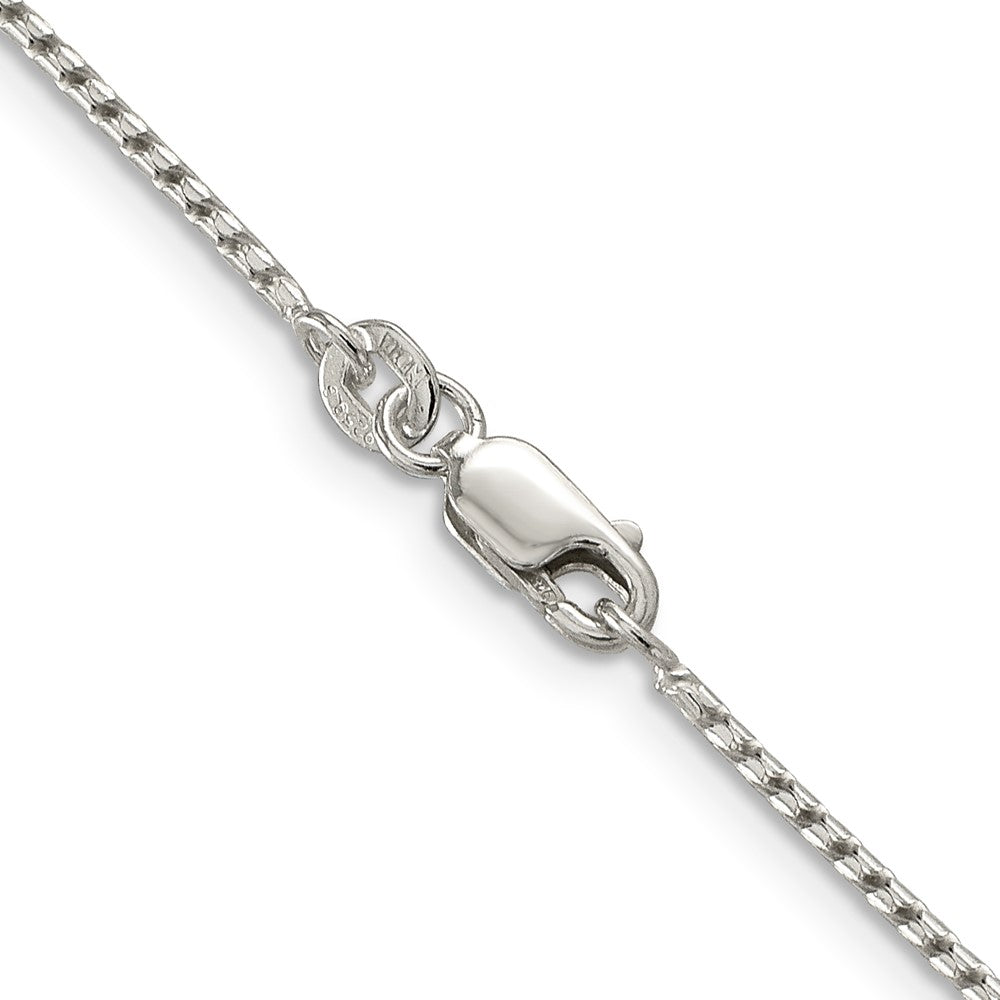 22 Inch Sterling Silver 1.25mm Round Franco Chain Necklace