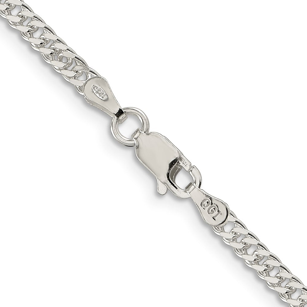 24 Inch Sterling Silver 3.3mm Rambo Chain Necklace