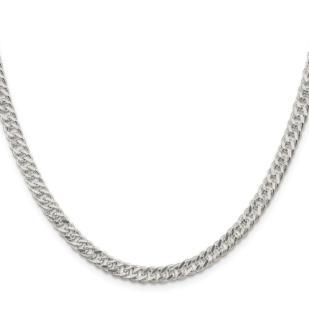 26 Inch Sterling Silver 5.5mm Rambo Chain Necklace