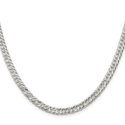 26 Inch Sterling Silver 5.5mm Rambo Chain Necklace