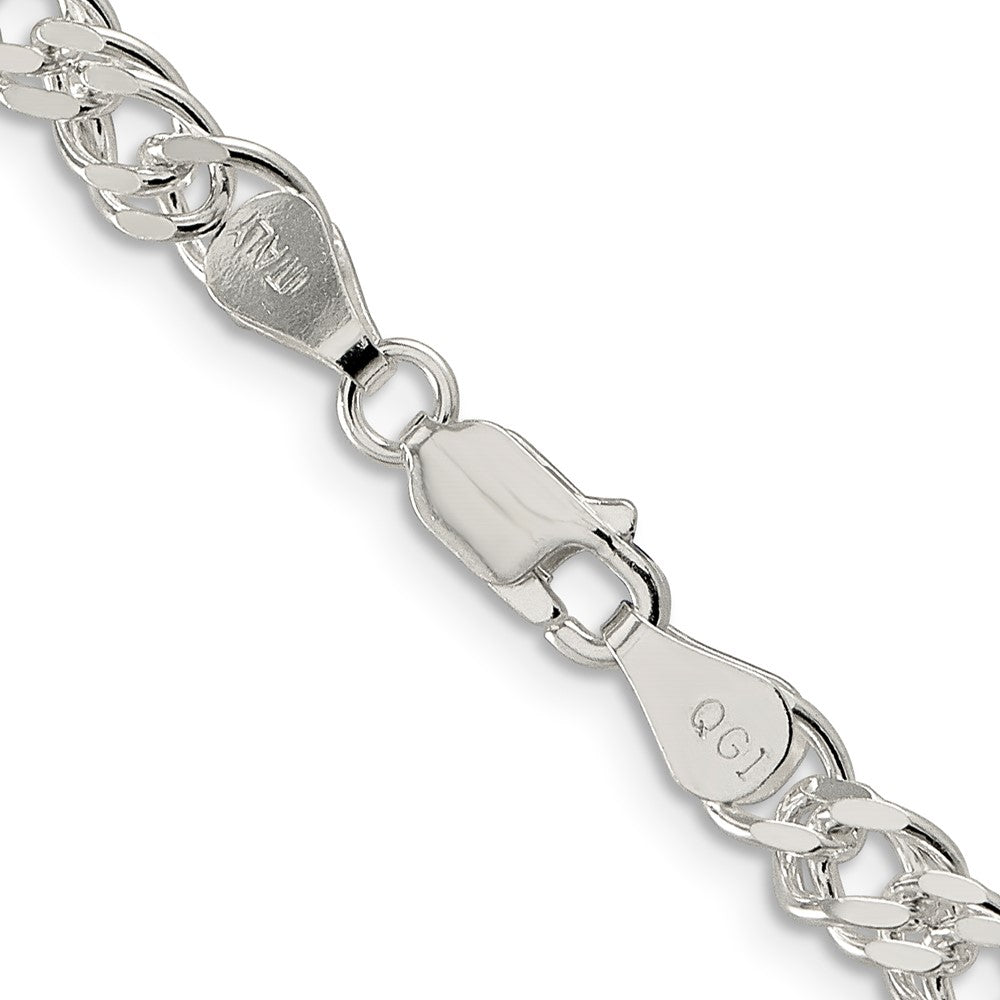 24 Inch Sterling Silver 5.5mm Rambo Chain Necklace