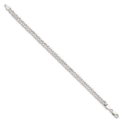 7 Inch Sterling Silver 5.5mm Rambo Chain Bracelet