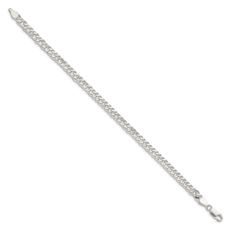 7 Inch Sterling Silver 5.5mm Rambo Chain Bracelet