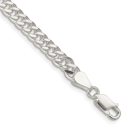 8 Inch Sterling Silver 5.5mm Rambo Chain Bracelet