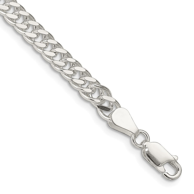8 Inch Sterling Silver 5.5mm Rambo Chain Bracelet