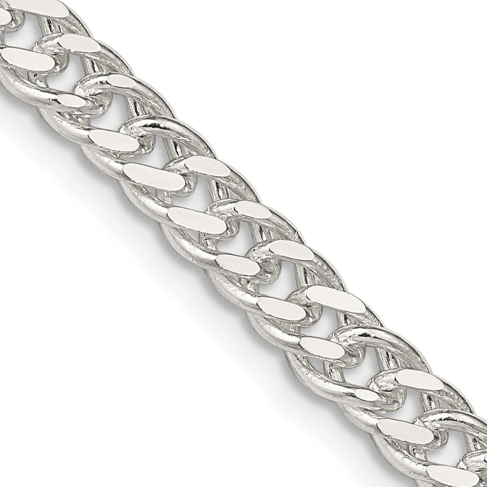 26 Inch Sterling Silver 5.5mm Rambo Chain Necklace