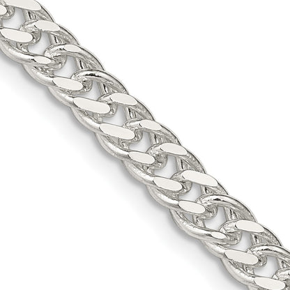 20 Inch Sterling Silver 5.5mm Rambo Chain Necklace
