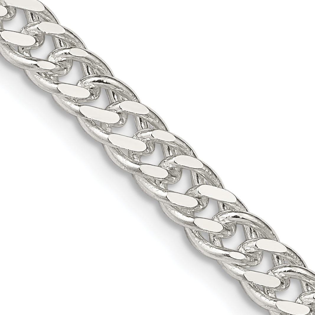 30 Inch Sterling Silver 5.5mm Rambo Chain Necklace