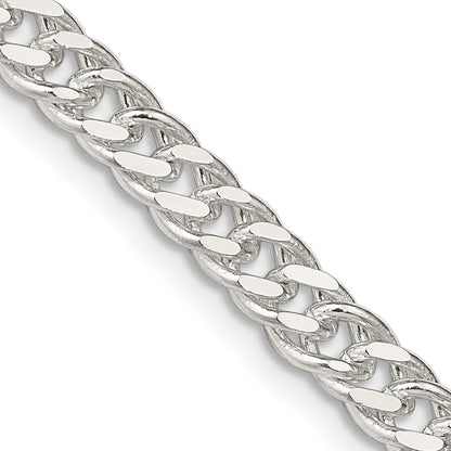 30 Inch Sterling Silver 5.5mm Rambo Chain Necklace