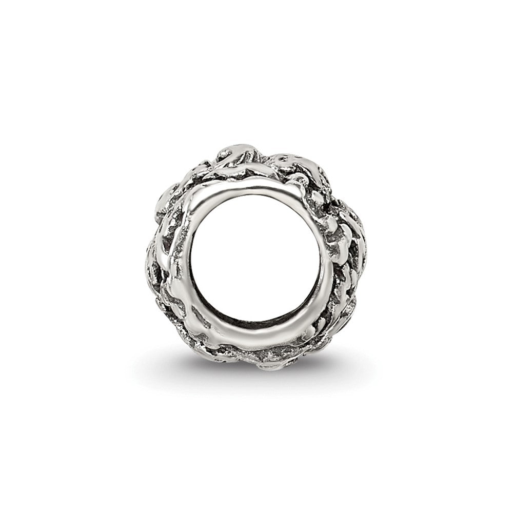Sterling Silver Reflections Floral And Leaves Bead