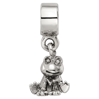 Sterling Silver Kids Collection Frog Dangle Reflections Bead