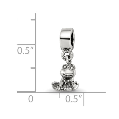 Sterling Silver Kids Collection Frog Dangle Reflections Bead