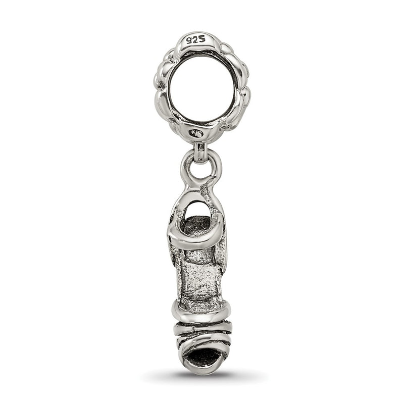 Sterling Silver Reflections High Heel Shoe Dangle Bead