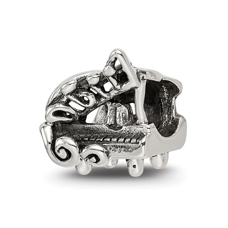 Sterling Silver Reflections Baby Grand Piano Bead