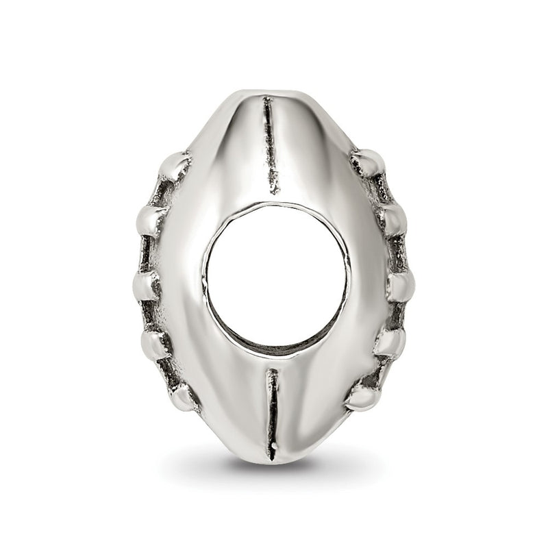 Sterling Silver Reflections Football Bead