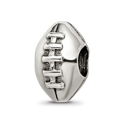 Sterling Silver Reflections Football Bead