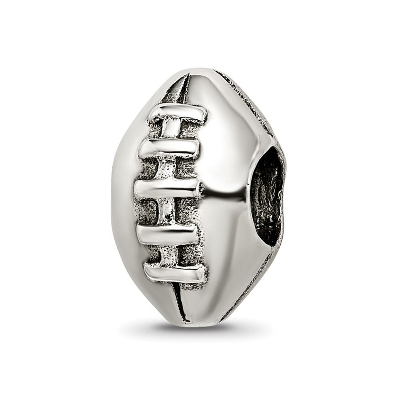 Sterling Silver Reflections Football Bead
