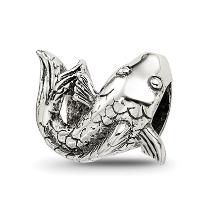 Sterling Silver Reflections Fish Bead