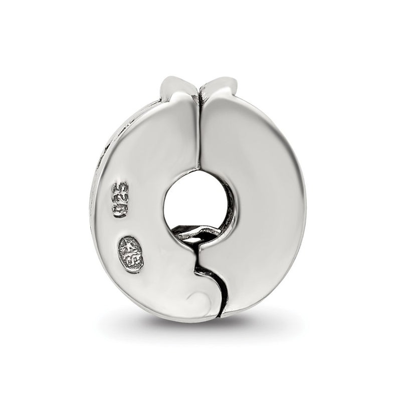Sterling Silver Reflections Hinged X Clip Bead