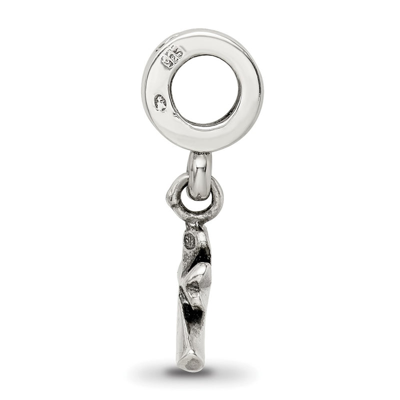 Sterling Silver Reflections 4-Leaf Clover Dangle Bead