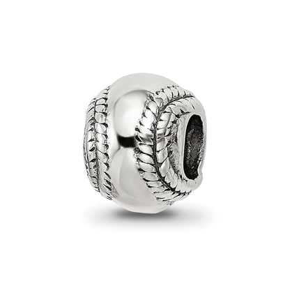 Sterling Silver Reflections Baseball Bead